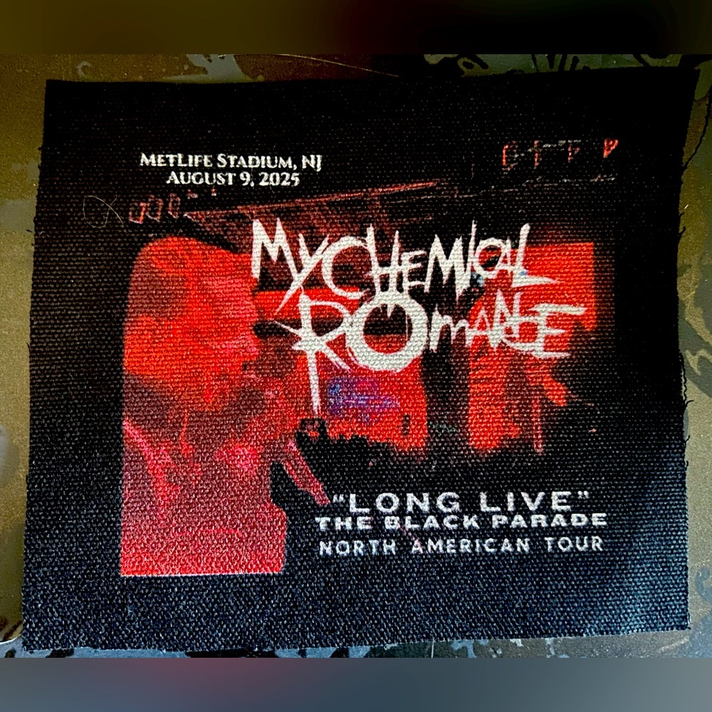 My Chemical Romance Custom MetLife Patch